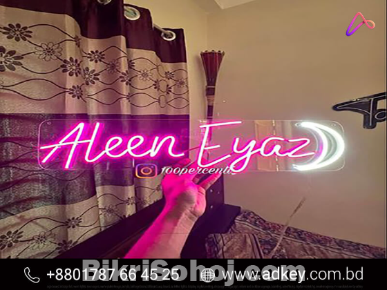 Custom Neon Signs & Lights Advertising in Dhaka BD